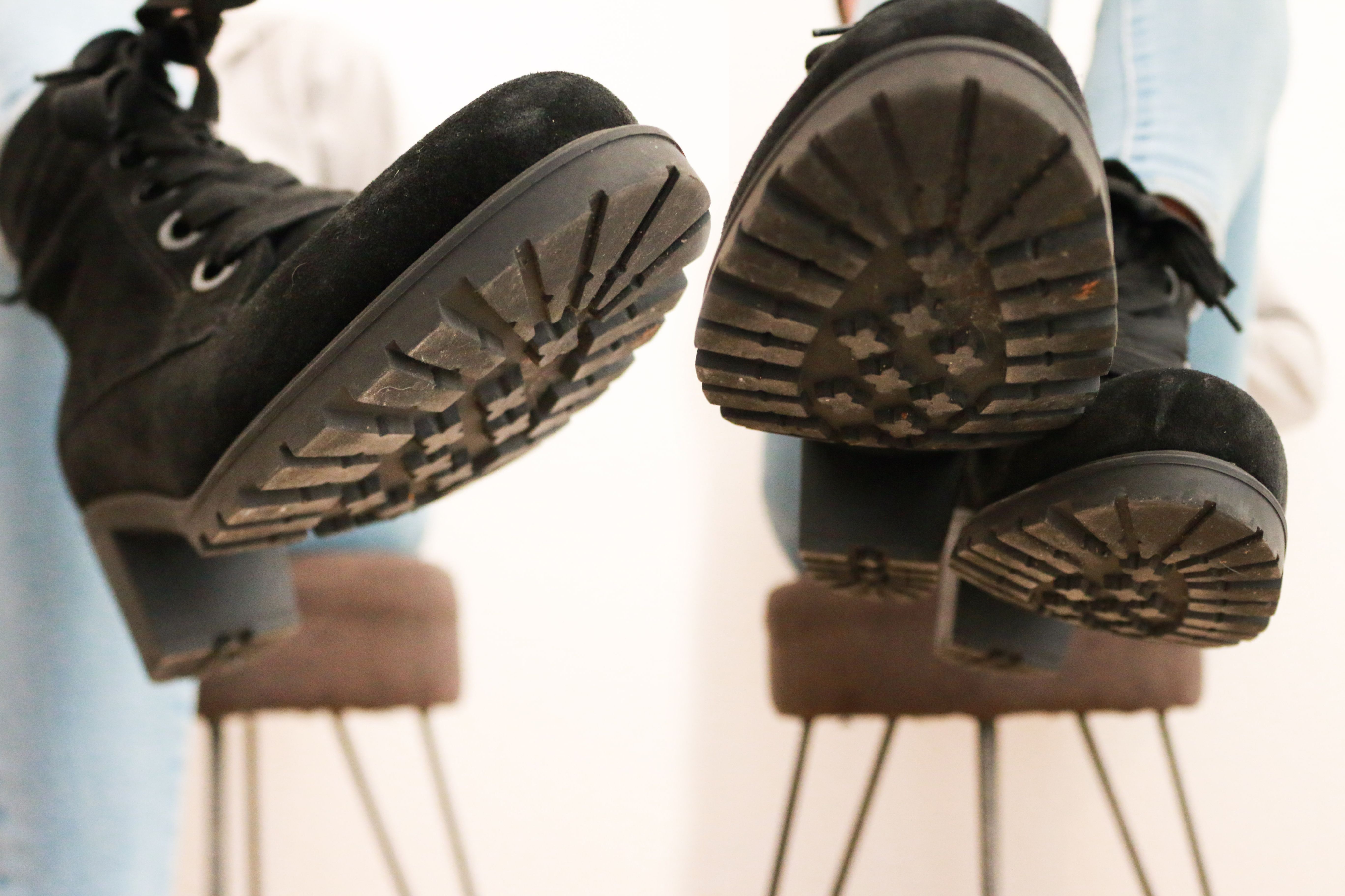 Schwarze Stiefeletten