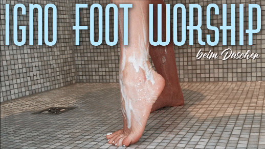 Igno Foot Worship while Showering