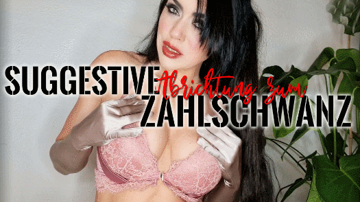 Suggestive Abrichtung zum Zahlschwanz