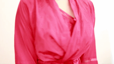 ***verkauft*** Rotes Satin Set